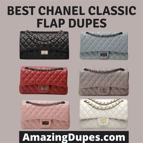 black chanel bag dupe|best chanel look alike bags.